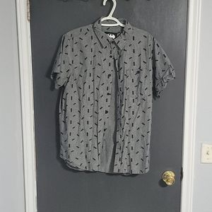 Batman button down shirt